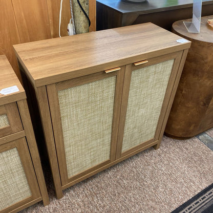 Woven Rattan Two Door Cabinet C CABINETS