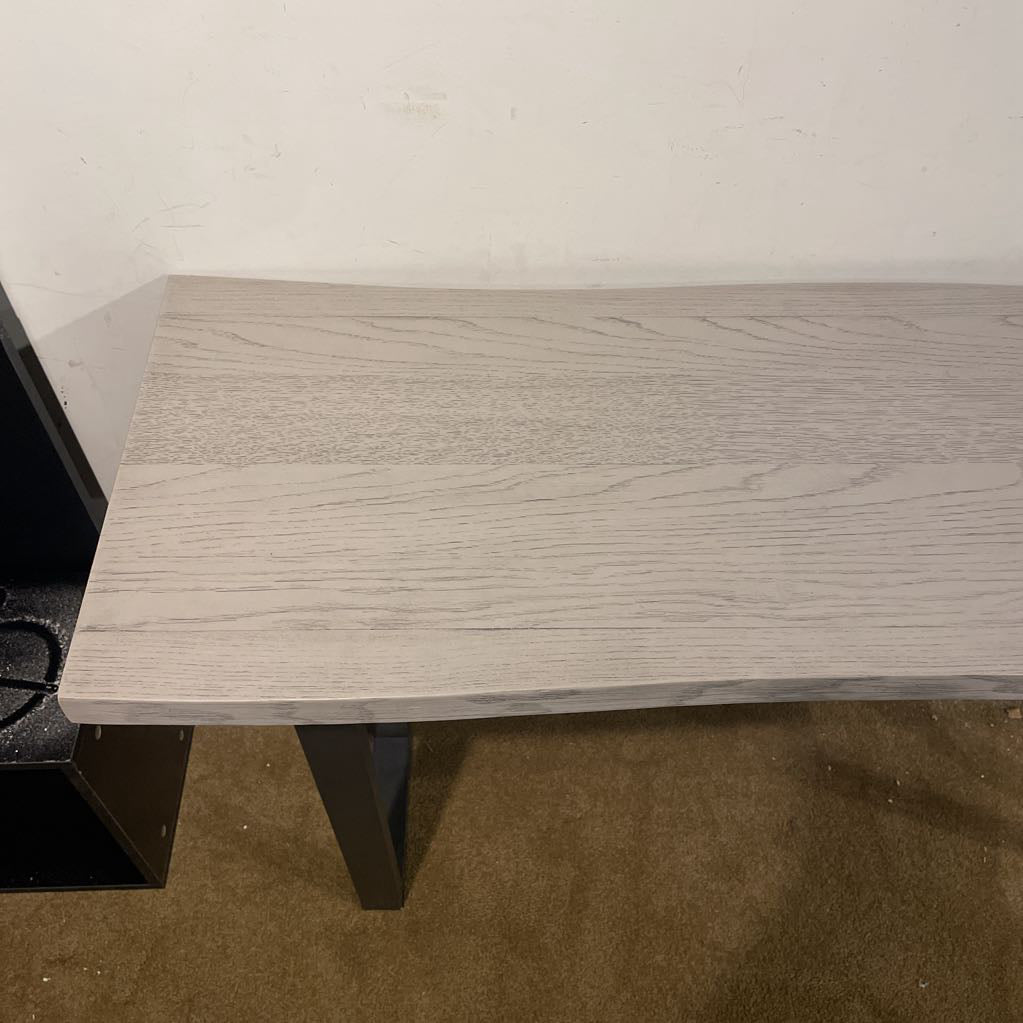Gray Live Edge Console Table C CONSOLE TABLES