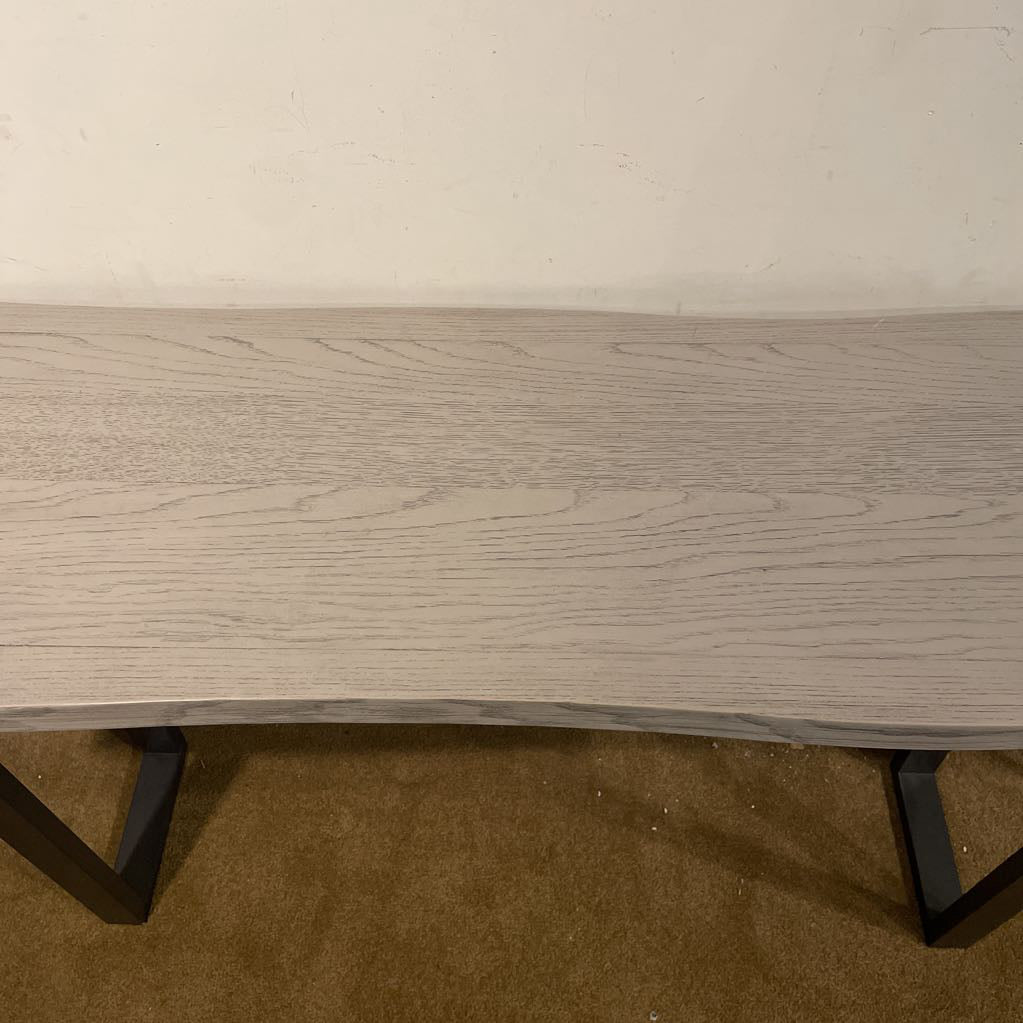 Gray Live Edge Console Table C CONSOLE TABLES