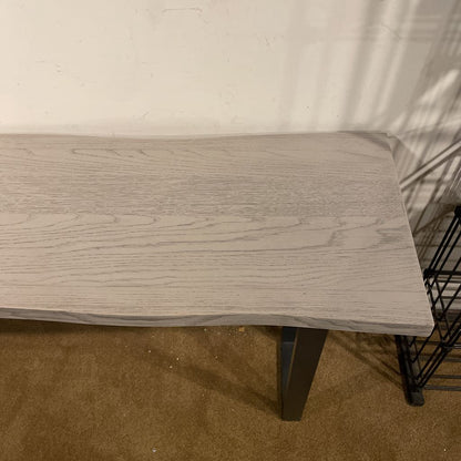 Gray Live Edge Console Table C CONSOLE TABLES