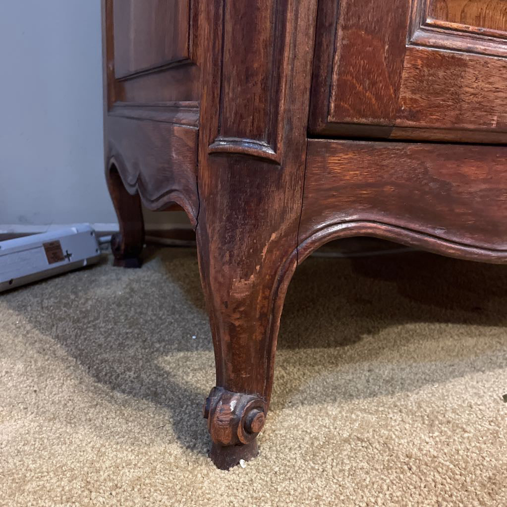 French Louise XV Style Oak Gentleman's Dresser C HIGHBOYS