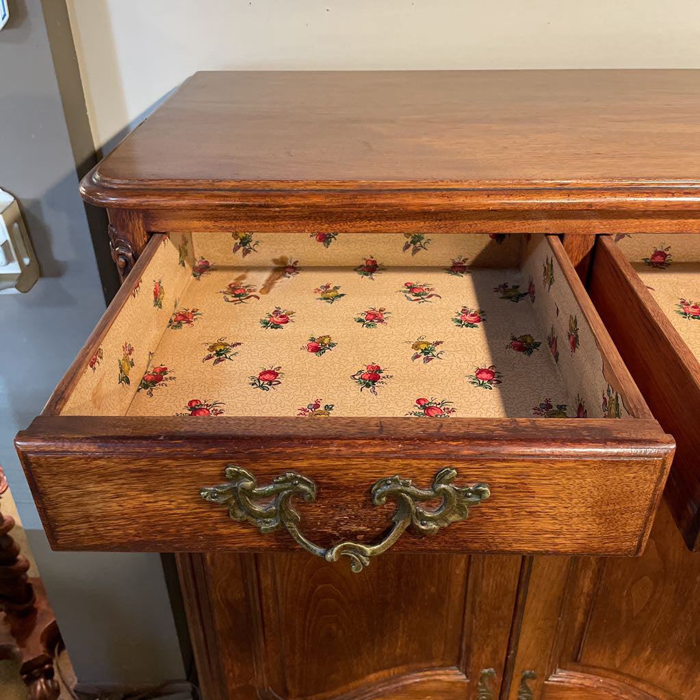 French Louise XV Style Oak Gentleman's Dresser C HIGHBOYS