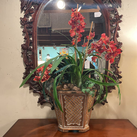 Faux Orchid in Basket UNCATEGORIZED