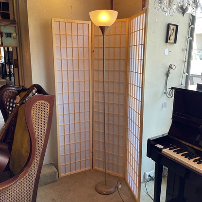 Tan Acrylic Floor Lamp