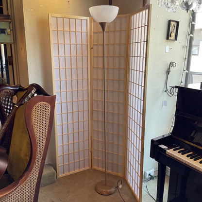 Tan Acrylic Floor Lamp