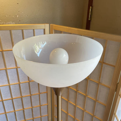 Tan Acrylic Floor Lamp