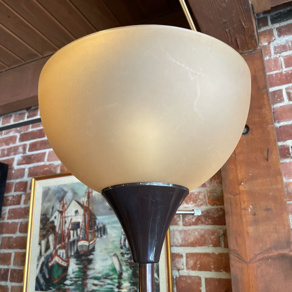 Brown Acrylic Floor Lamp