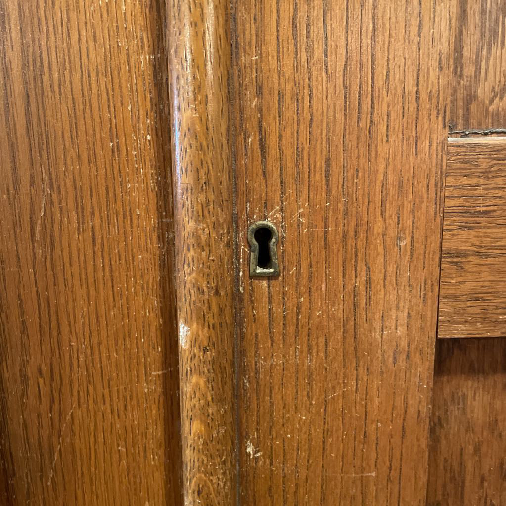 1900's Oak Armoire (AS IS) C HIGHBOYS