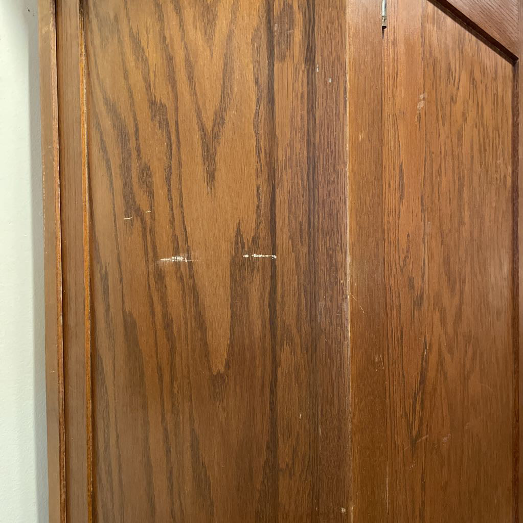 1900's Oak Armoire (AS IS) C HIGHBOYS