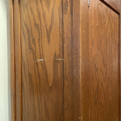 1900's Oak Armoire (AS IS) C HIGHBOYS