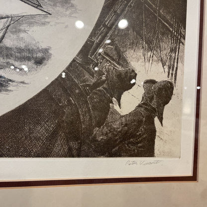 Clipper Ship Signed & Numbered Etching