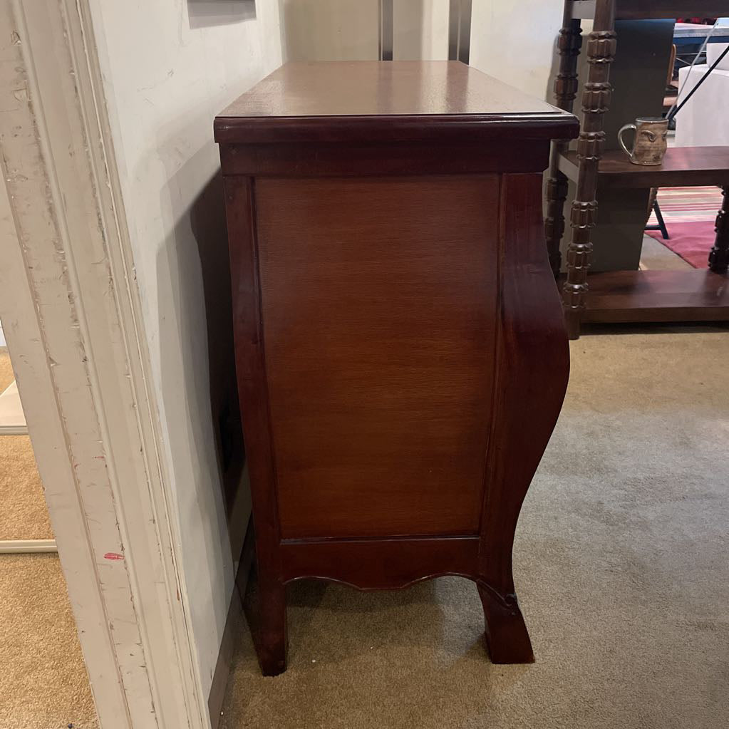 Mahogany Louise XV Style Bombe Chest C SIDEBOARDS