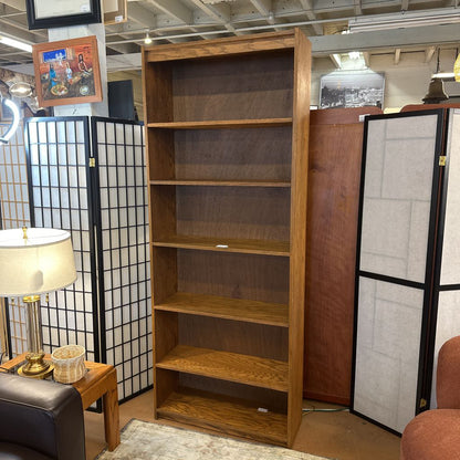 Tall Oak Bookcase C BOOKSHELVES