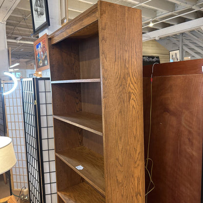 Tall Oak Bookcase C BOOKSHELVES