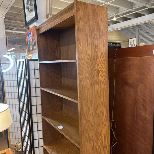 Tall Oak Bookcase C BOOKSHELVES
