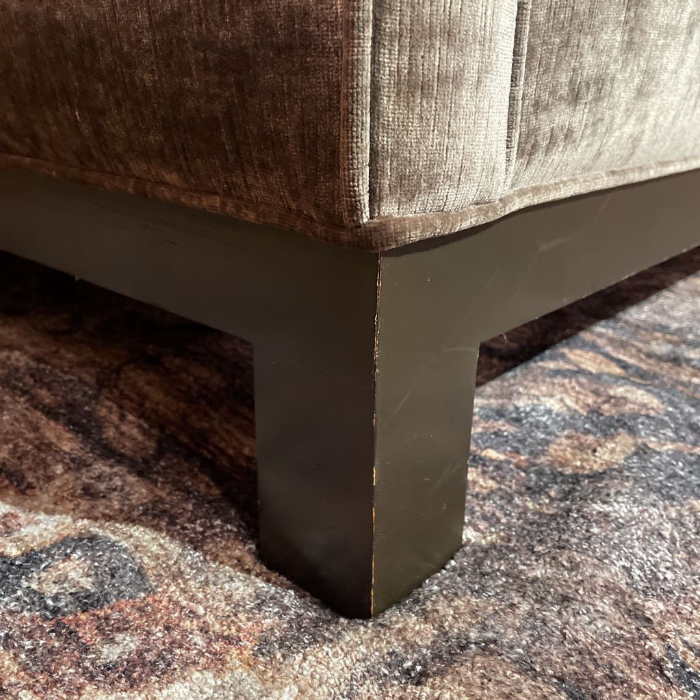Sage Green Textured Upholstery Velvet Sofa U SOFAS
