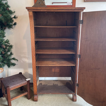 Vintage Oak Wood Sheet Music Cabinet C CABINETS