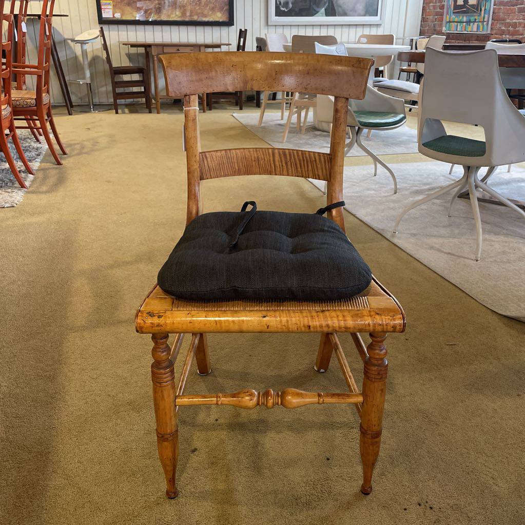 150 Year old Ladder Back Cane Seat Dining Chair Set of 4 C DINING CHAIRS