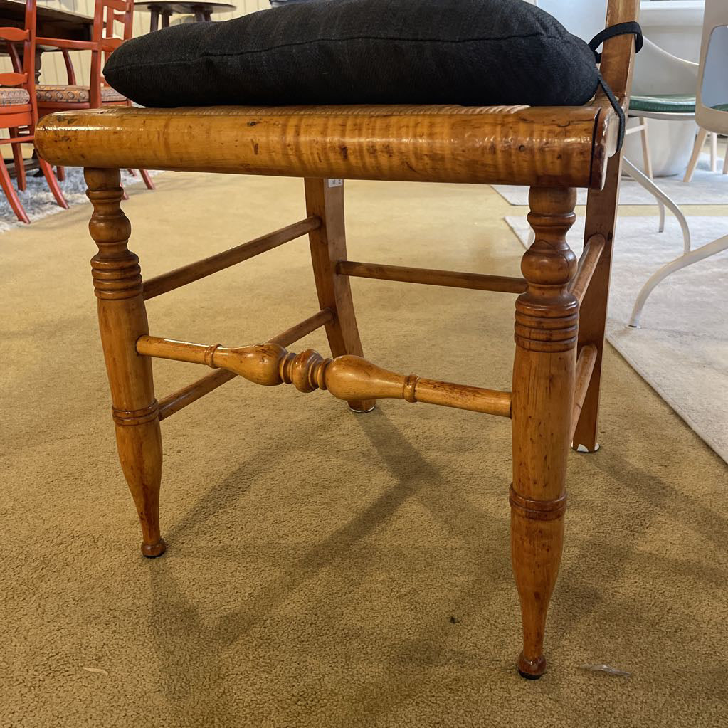 150 Year old Ladder Back Cane Seat Dining Chair Set of 4 C DINING CHAIRS