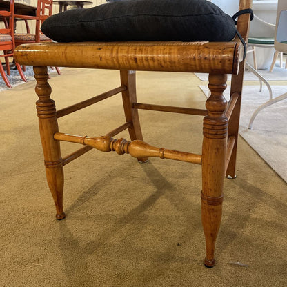 150 Year old Ladder Back Cane Seat Dining Chair Set of 4 C DINING CHAIRS