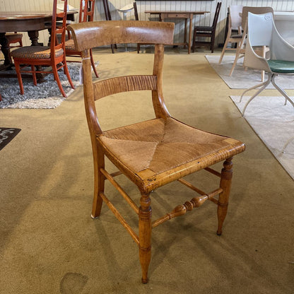 150 Year old Ladder Back Cane Seat Dining Chair Set of 4 C DINING CHAIRS