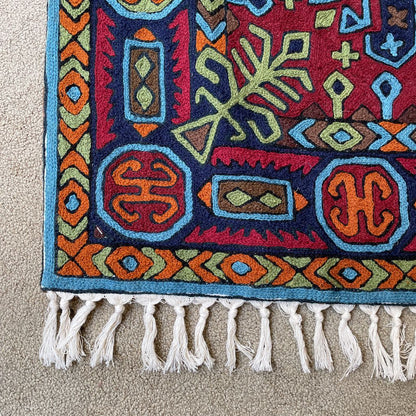 KASHMIRA Embroidered 4'x6' Rug RUGS