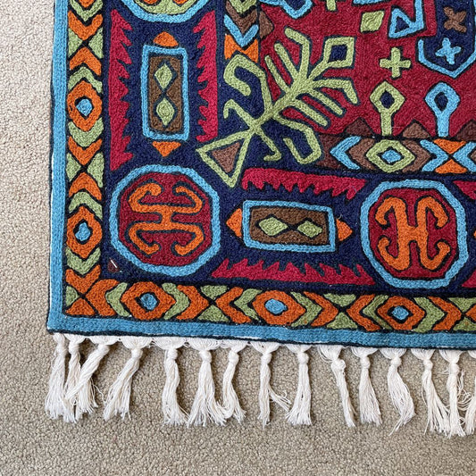 KASHMIRA Embroidered 4'x6' Rug RUGS
