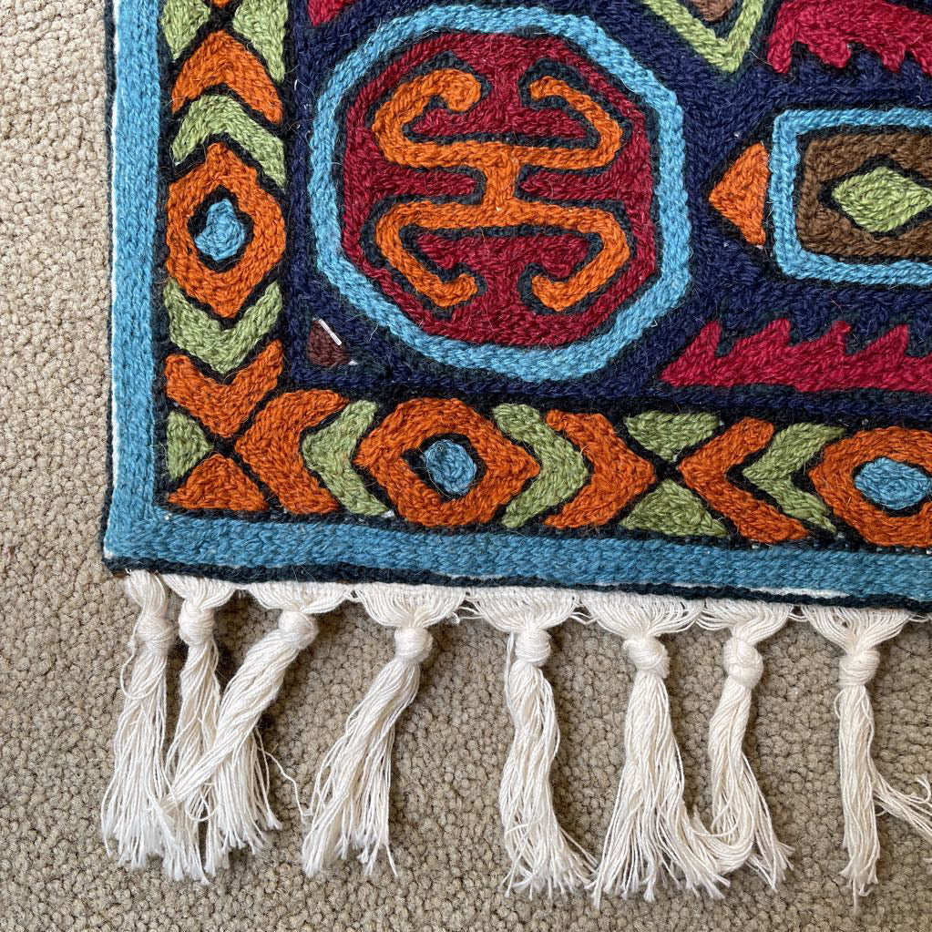 KASHMIRA Embroidered 4'x6' Rug RUGS