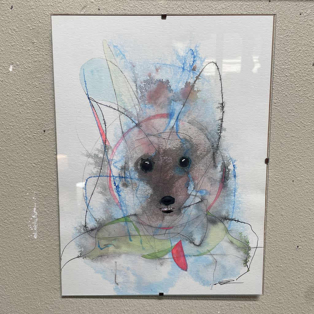 Original "Soulful Stare" Watercolor ART