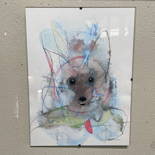 Original "Soulful Stare" Watercolor ART
