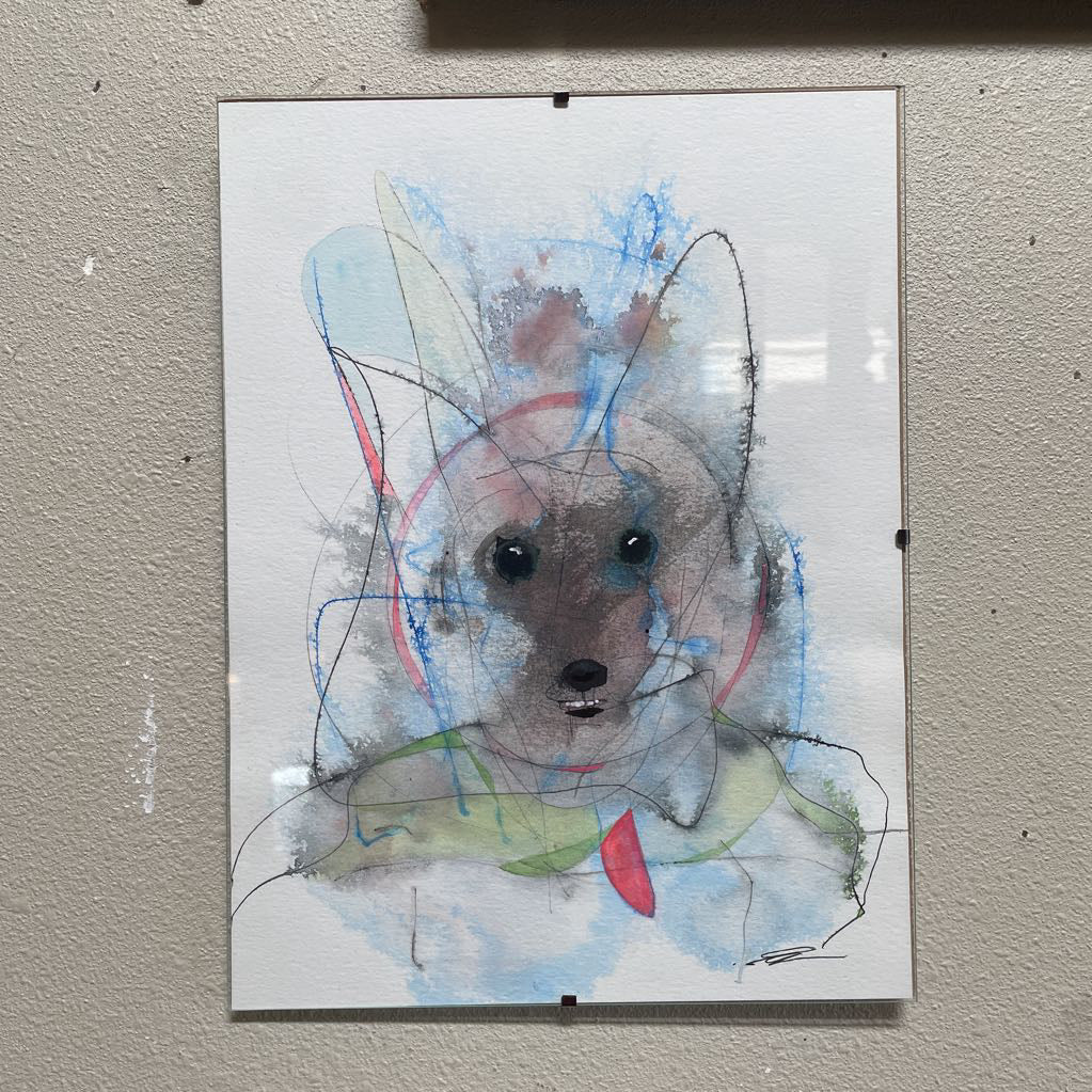 Original "Soulful Stare" Watercolor ART