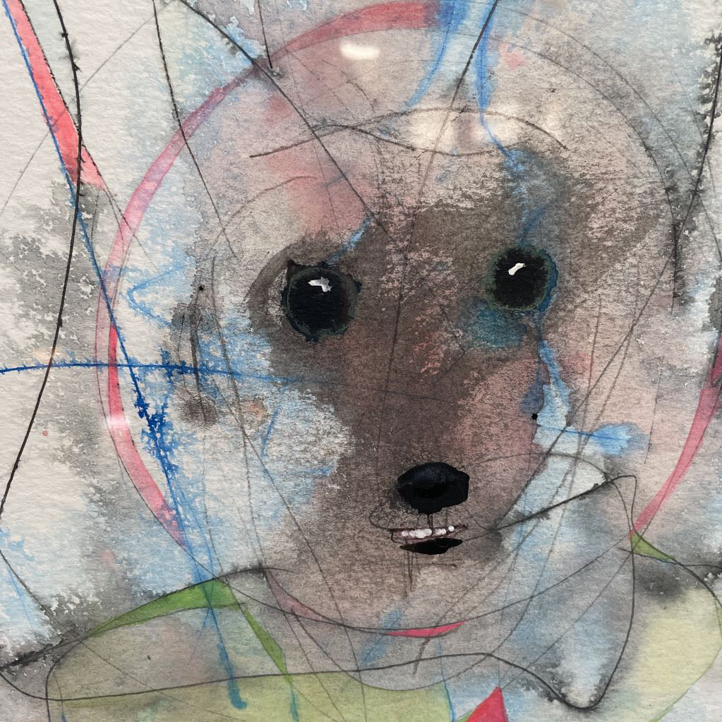 Original "Soulful Stare" Watercolor ART