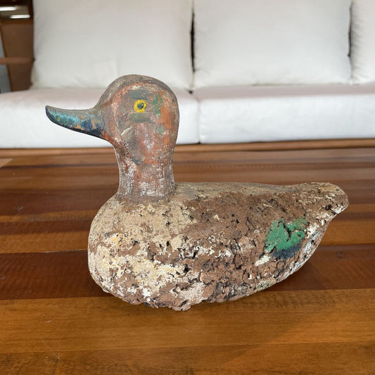 Vintage Cork Duck Decoy UNIQUE FINDS