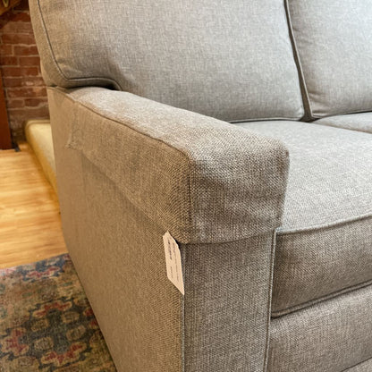 Ethan Allen Grey Fabric 3 Seat Sofa U SOFAS