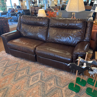 Brown Leather Electric Recliner Sofa U SOFAS