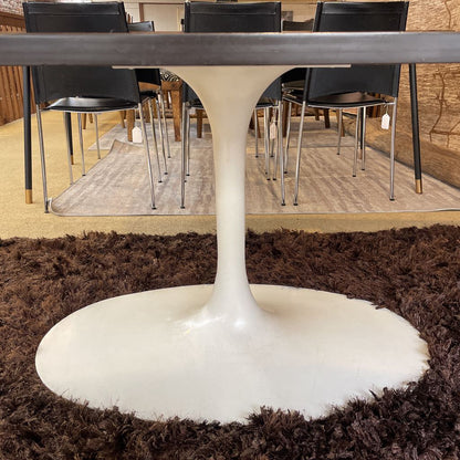 MCM Pedestal Walnut Low Surfboard Dining Table C DINING TABLES