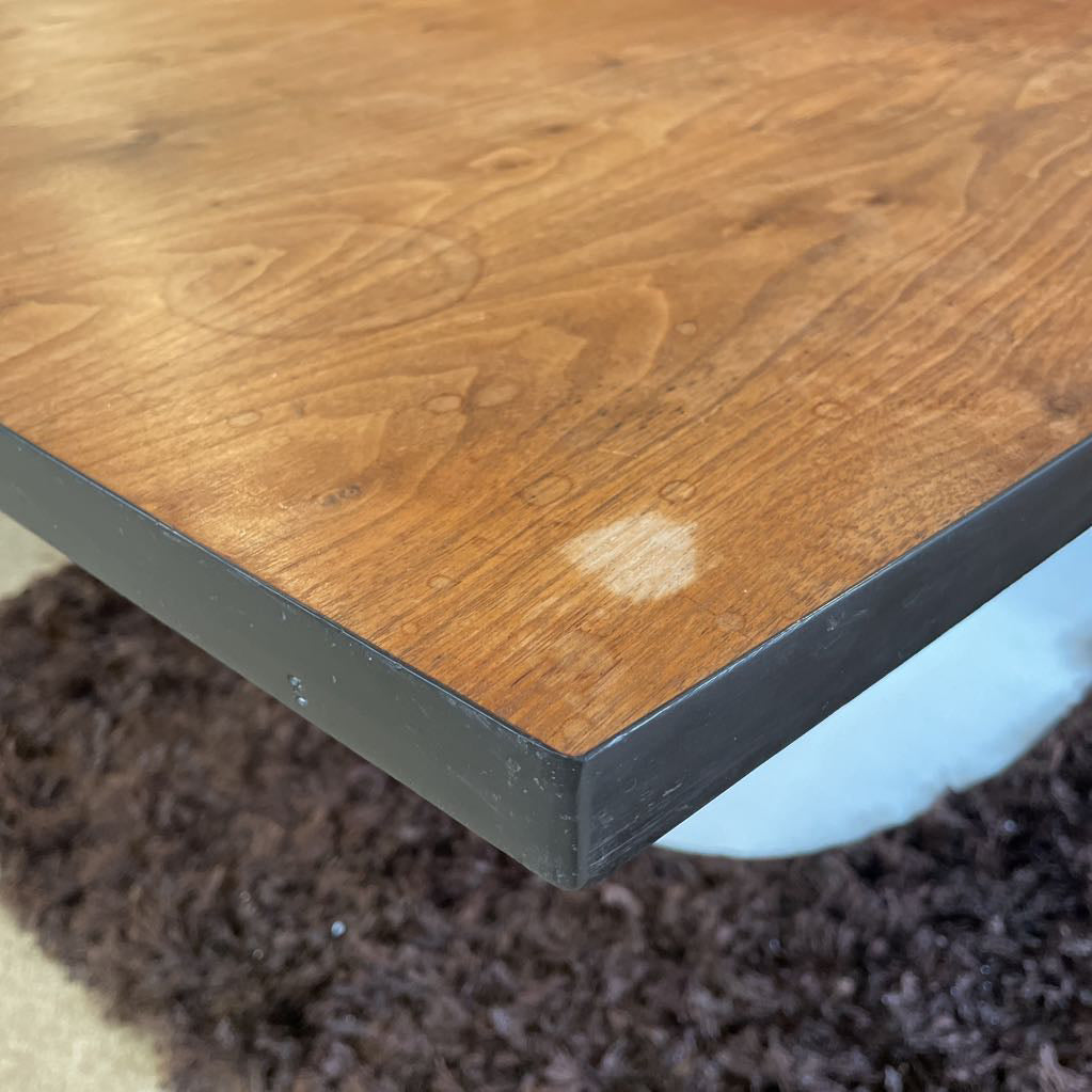 MCM Pedestal Walnut Low Surfboard Dining Table C DINING TABLES