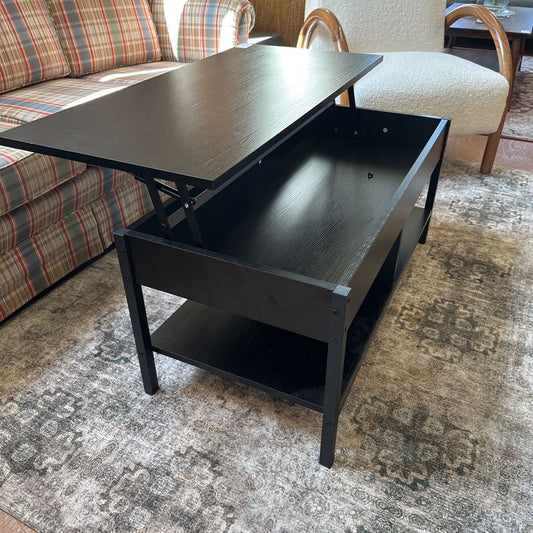 Small Black Lift Top Coffee Table C COFFEE TABLES