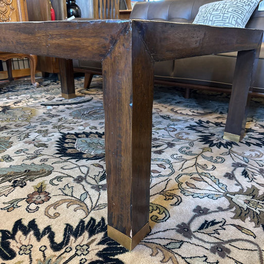 Oversized Rustic Coffee Table (AS IS) C COFFEE TABLES