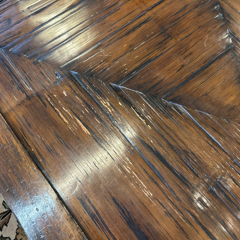 Oversized Rustic Coffee Table (AS IS) C COFFEE TABLES