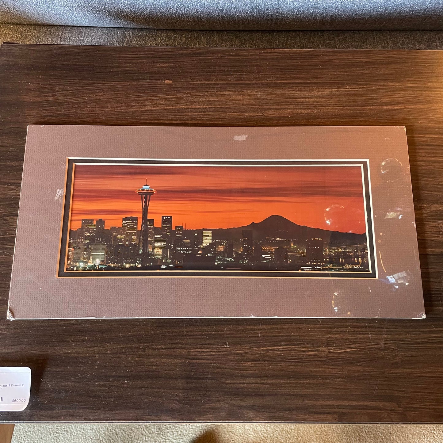 Rectangular Dawn View of Seattle