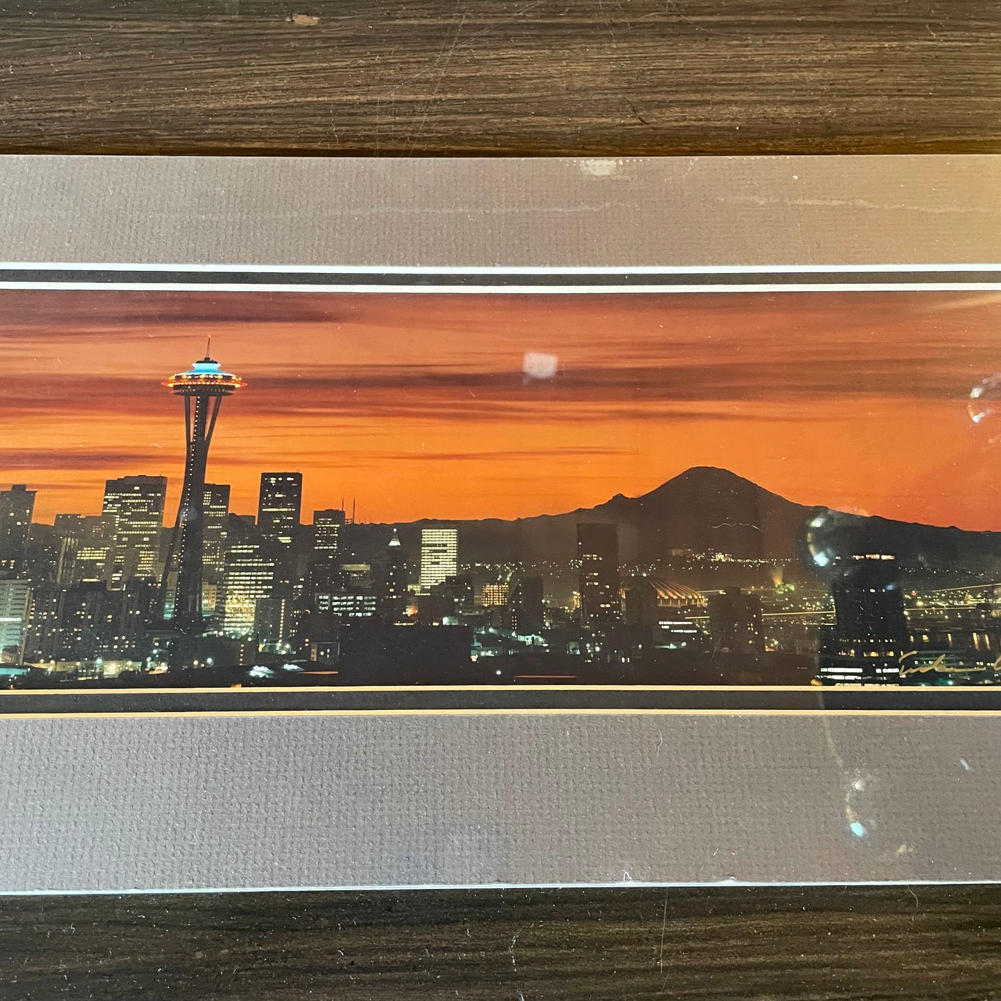 Rectangular Dawn View of Seattle