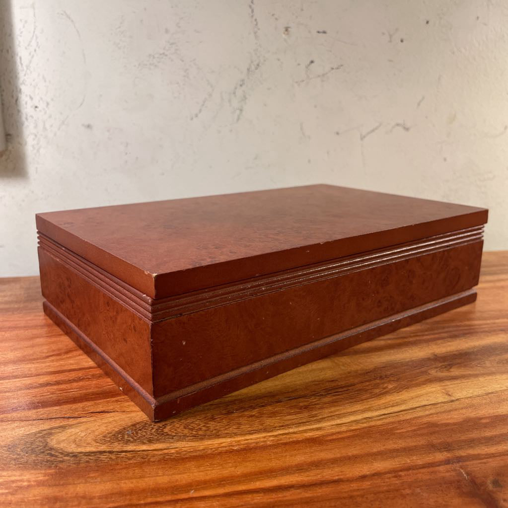 Burlwood Style Trinket Box