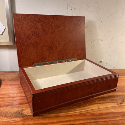Burlwood Style Trinket Box