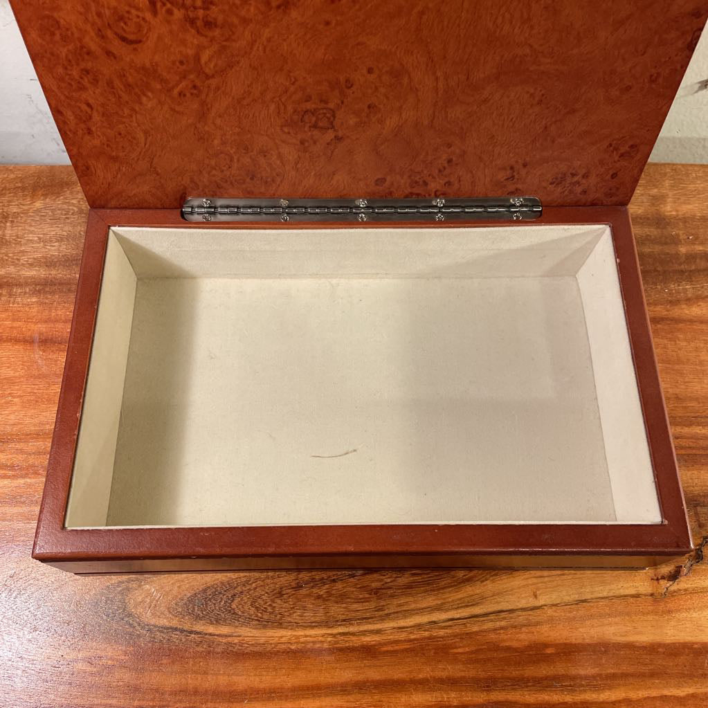 Burlwood Style Trinket Box