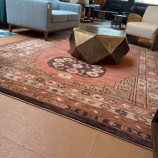 8 x 10 Burnt Sienna Rejuvenation Wool Rug RUGS