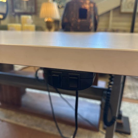 White Adjustable Desk C DESKS