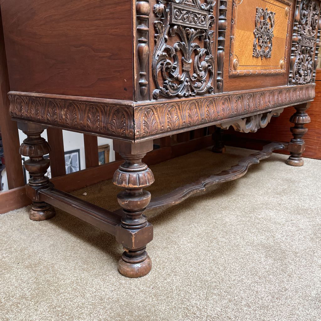 Cedar-Lined Intricately Carved Chest C CABINETS
