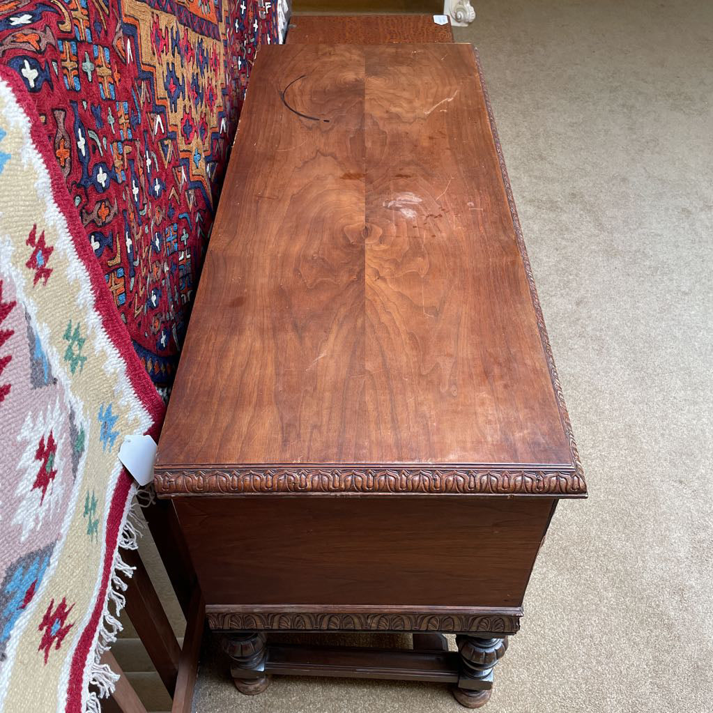 Cedar-Lined Intricately Carved Chest C CABINETS