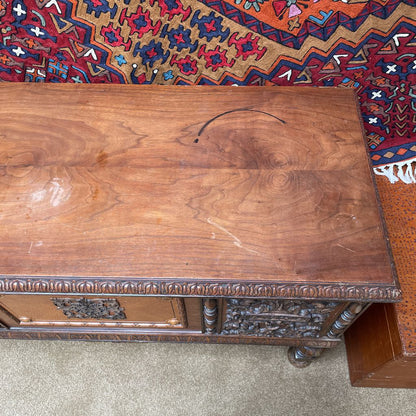 Cedar-Lined Intricately Carved Chest C CABINETS